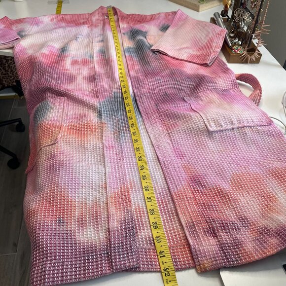 Sola Robe Womens One Size Princess Hotels And Resorts Pink Blue Mid Length - Picture 9 of 10